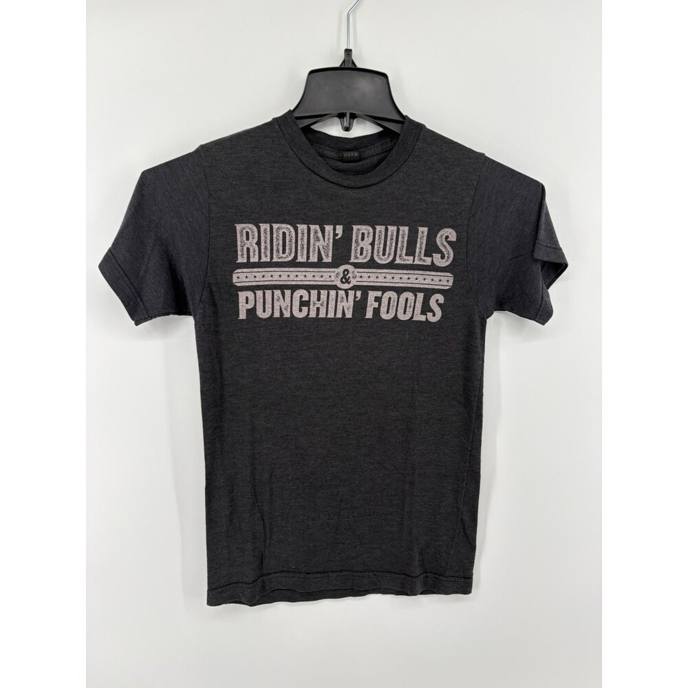 Dale Brisby Ridin’ Bulls & Punchin’ Fools Dark Gray T-Shirt